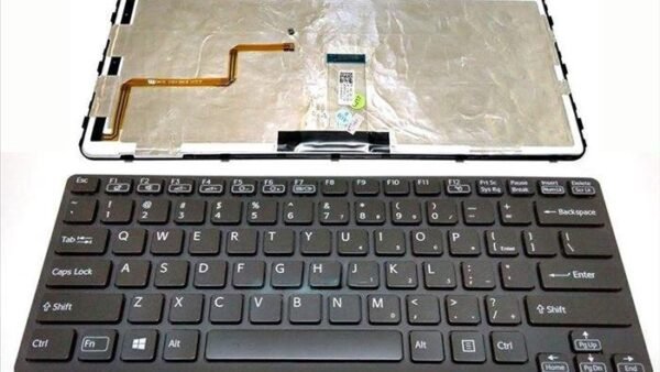 Teclado Sony SVE14A Inglés negro y retro