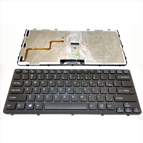 Teclado Sony SVE14A Inglés negro y retro