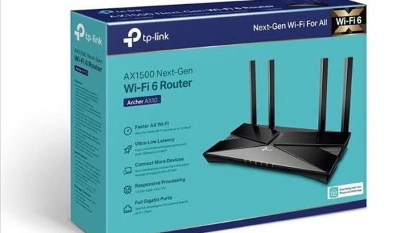 Router TP-LINK Wifi 6 Ax10 Cpu Triple Núcleo 1.5Gh