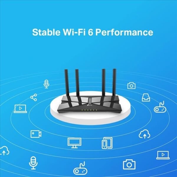 Router TP-LINK Wifi 6 Ax10 Cpu Triple Núcleo 1.5Gh - Imagen 5