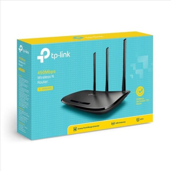 Router TP-LINK TL-WR940N 450Mbps 3 antenas 5dBi