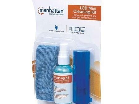 Limpiador LCD Mini Kit Manhattan paño+cepillo 60ml