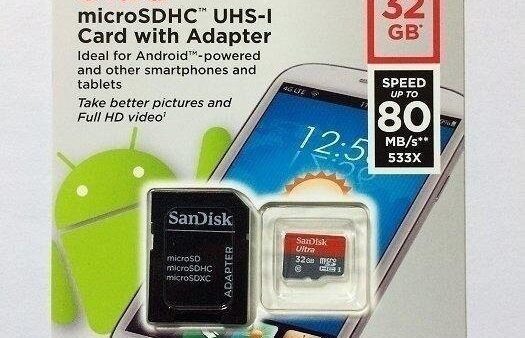 Micro SD  32 GB C-10 Sandisk