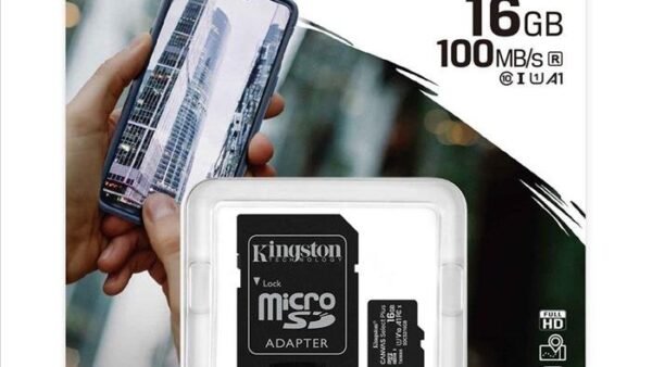 Micro SD  16 GB C-10 Kingston Canvas Select Plus