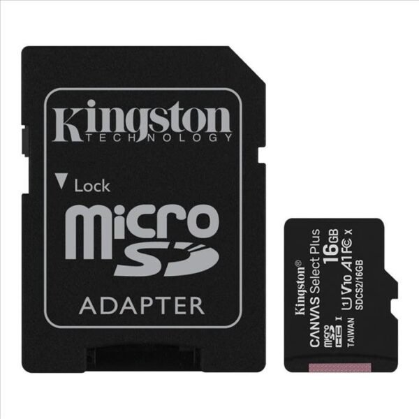 Micro SD  16 GB C-10 Kingston Canvas Select Plus - Imagen 2
