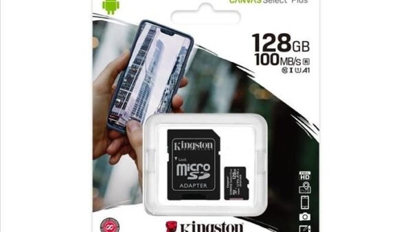 Micro SD 128 GB C-10 Kingston Canvas Select Plus