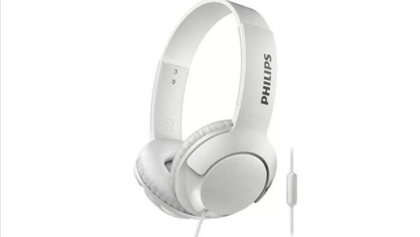 Auricular Philips SHL3075WT/00 On-ear Bass+ blanco