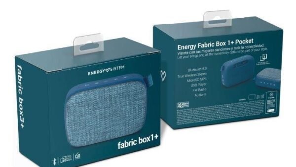 Parlante Energy Sistem BT Fabric Box 1+ Blueberry