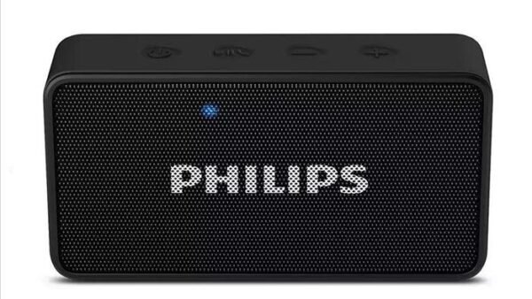 Parlante Philips BT BT60BK c/ FM ranura SD negro