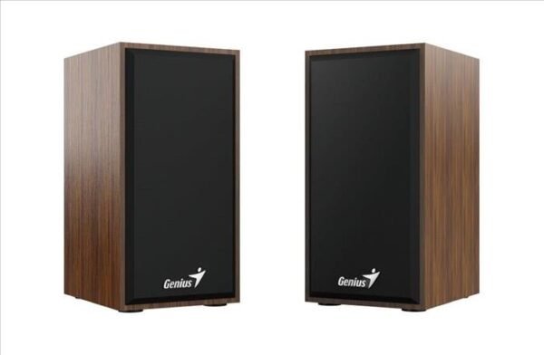 Parlante Genius SP-HF180 6W USB Madera Marrón