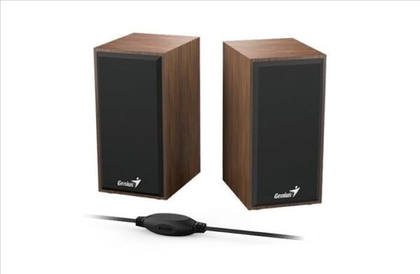 Parlante Genius SP-HF180 6W USB Madera Marrón - Imagen 3