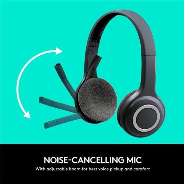 Vincha Logitech H600 Inalambrico c/ micrófono - Imagen 5