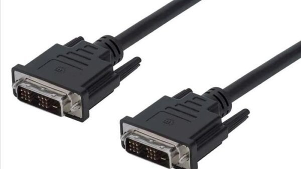 Cable DVI-D M / M 1.8 mt (18+1 pines) Manhattan