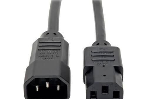 Cable AC M (C13) a H (C14) Manhattan 1.8m 0,75 mm