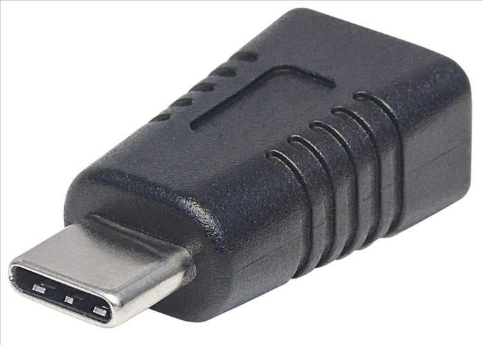Adaptador USB C macho a Micro B hembra Manhattan