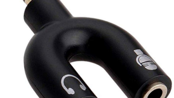 Adaptador audio split plug PS4 a plug spica 3.5 MM