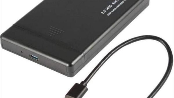 Carry case externo SATA USB 3.1 A USB-C Blanco