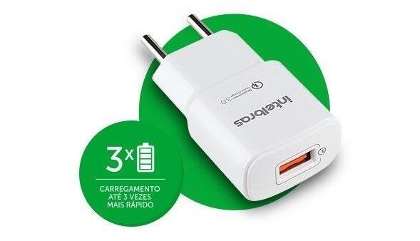 Cargador USB 5V 2.4A Intelbras EC 1 QUICK