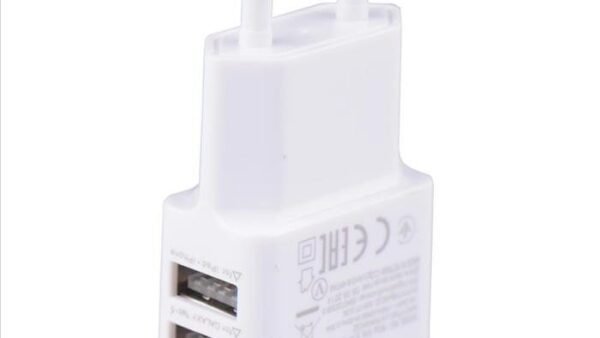 Cargador USB 5V 2A OEM Blanco doble puerto
