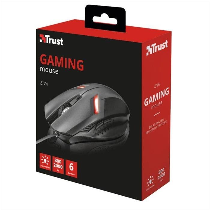 Mouse Trust Gaming ZIVA 21512 Inalámbrico