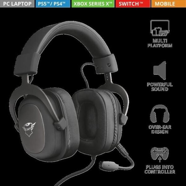 Vincha Trust Gaming GXT 414 Zamak 23310 PS5 XBOX - Imagen 3