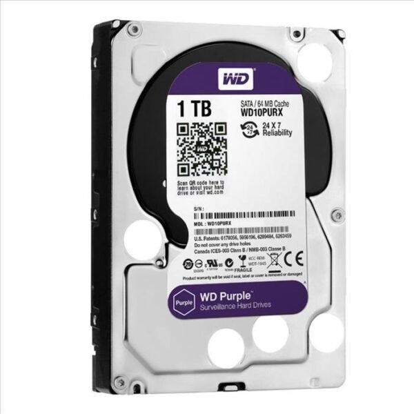 Disco 3.5" 1TB WD Purple Intellipower