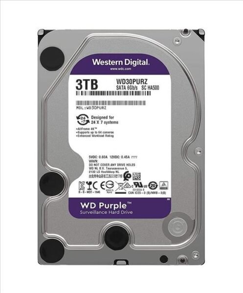 Disco 3.5" 3TB WD Purple Intellipower