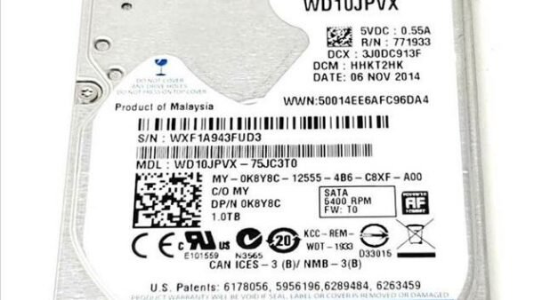 Disco 2.5″ 1 TB Marcas varias REF