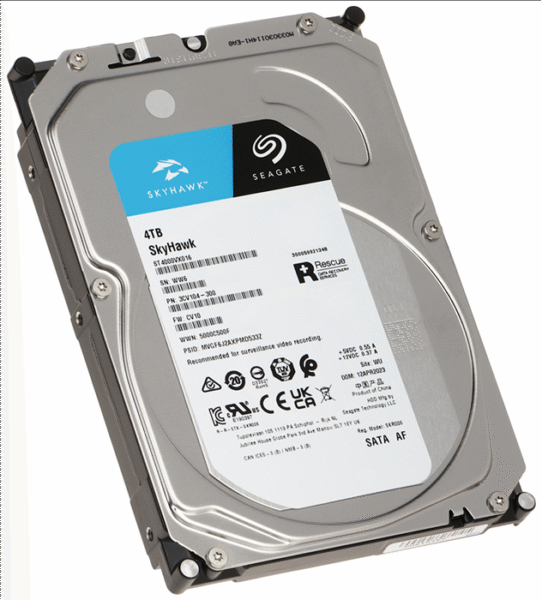 Disco 3.5" 4TB Seagate SkyHawk Survillance 256mb
