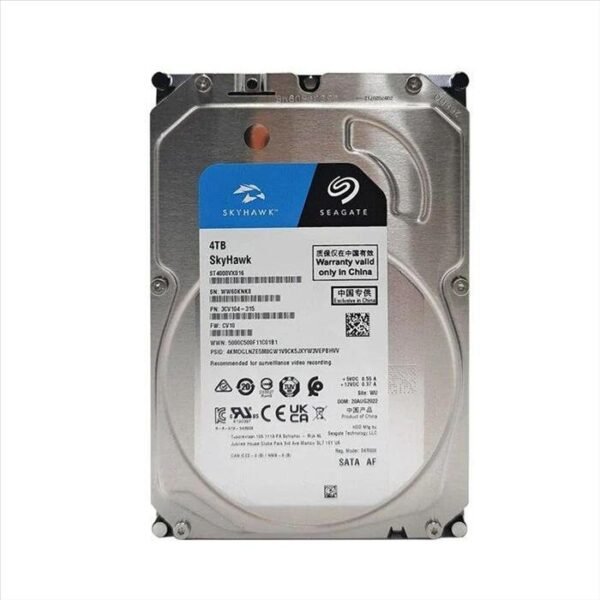 Disco 3.5" 4TB Seagate SkyHawk Survillance 256mb - Imagen 2
