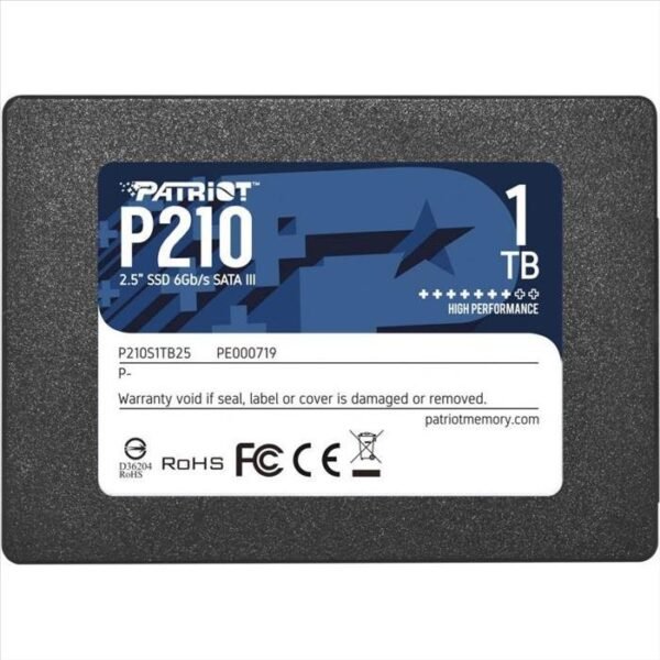 SSD 1TB Patriot P210 2.5" P210S1TB25