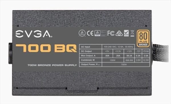 Fuente ATX 700W EVGA 700BQ 80 Plus Bronze - Imagen 4
