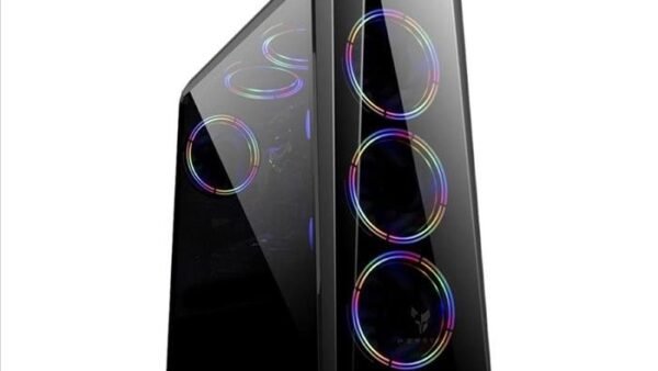 Gabinete PC ATX Gaming Perseo CN21F c/ 3 fan RGB