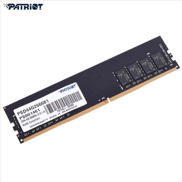 Memoria DDR4  4GB 2666Mhz Patriot CL19 1.2V Negra