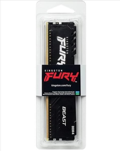 Memoria DDR4  8GB 3200Mhz HyperX Fury Beast negro