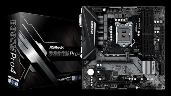Mother AsRock B360M Pro4 9na 8va Gen (S-1151)