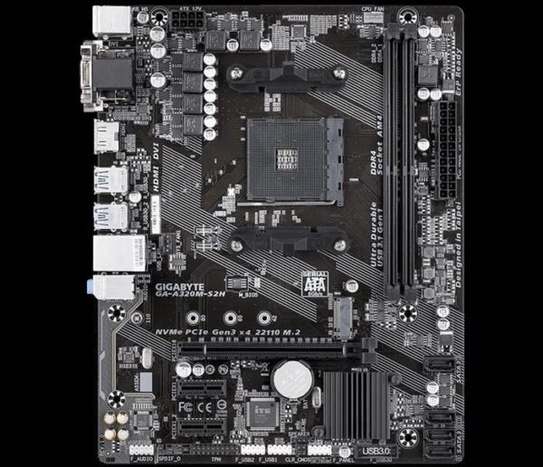 Mother Gigabyte B450M-S2H (S-AM4) - Imagen 2