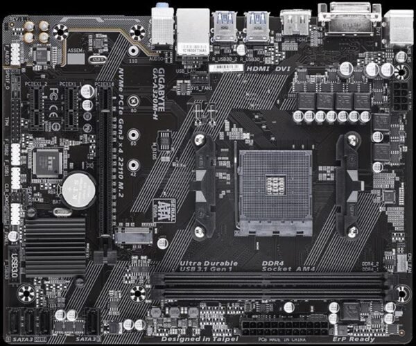 Mother Gigabyte A320M-H Rev 1.1 (S-AM4) - Imagen 2