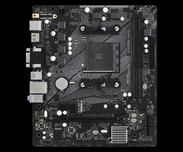 Mother AsRock A520M-HVS (S-AM4) - Imagen 2