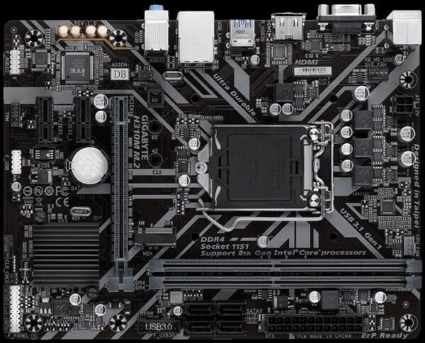 Mother Gigabyte H310M M.2 rev 2.0 (S-1151) 9na 8va - Imagen 2