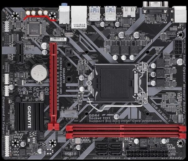 Mother Gigabyte B365M Gaming HD (S-1151) 9na 8va - Imagen 2