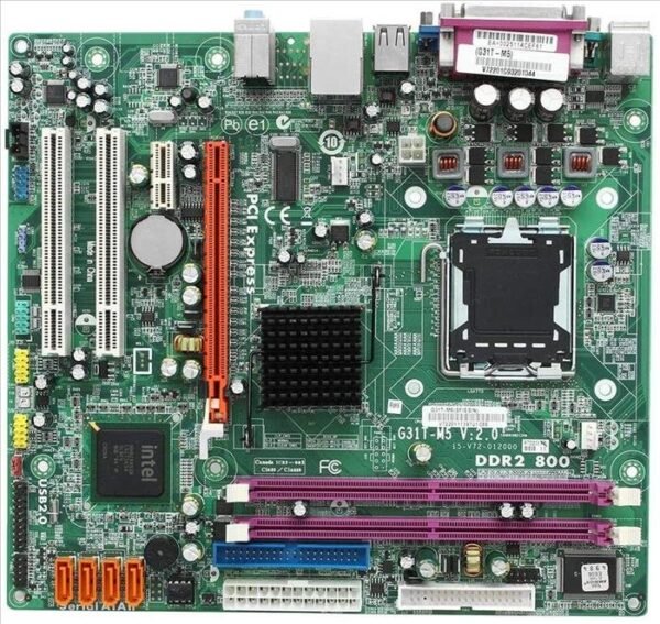 Mother G31 DDR2 Chipset G31 Socket 775 REF - Imagen 2