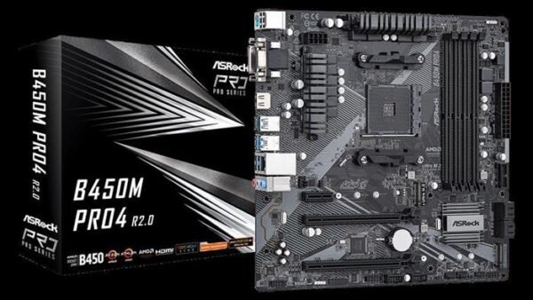 Mother AsRock B450M PRO4 R2.0 (S-AM4)
