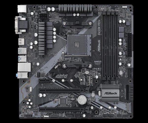 Mother AsRock B450M PRO4 R2.0 (S-AM4) - Imagen 2