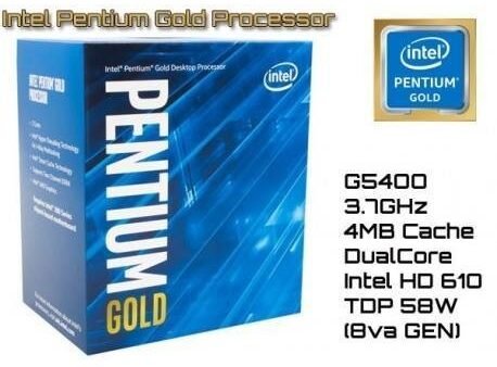 Micro Intel Pentium G5400 Gold 9ª (S1155)