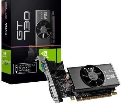 Tarjeta de video EVGA Gforce Gt 730 2048 Mb DDR5