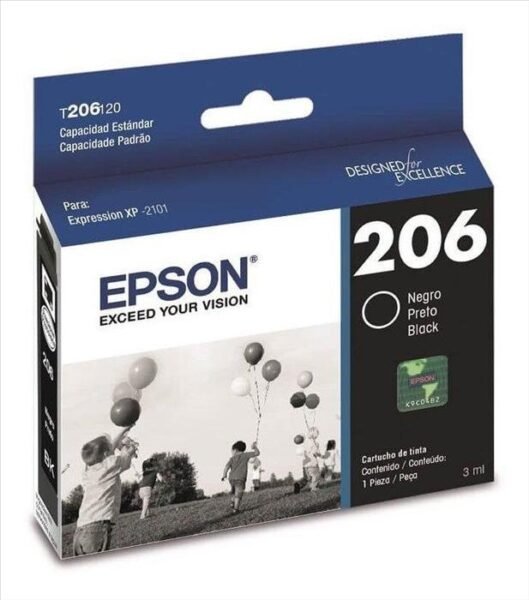 Cartucho Original EPSON 206 T206120 Negro