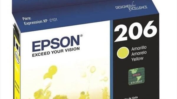 Cartucho Original EPSON 206 T206420 Amarillo
