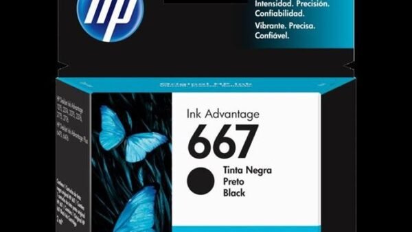 Cartucho original HP 667 Negro 3YM79AL