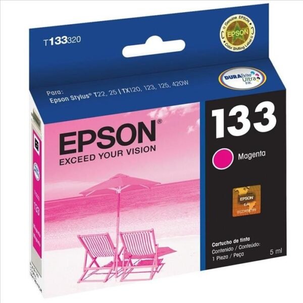 Cartucho Original EPSON 133 Magenta T133320